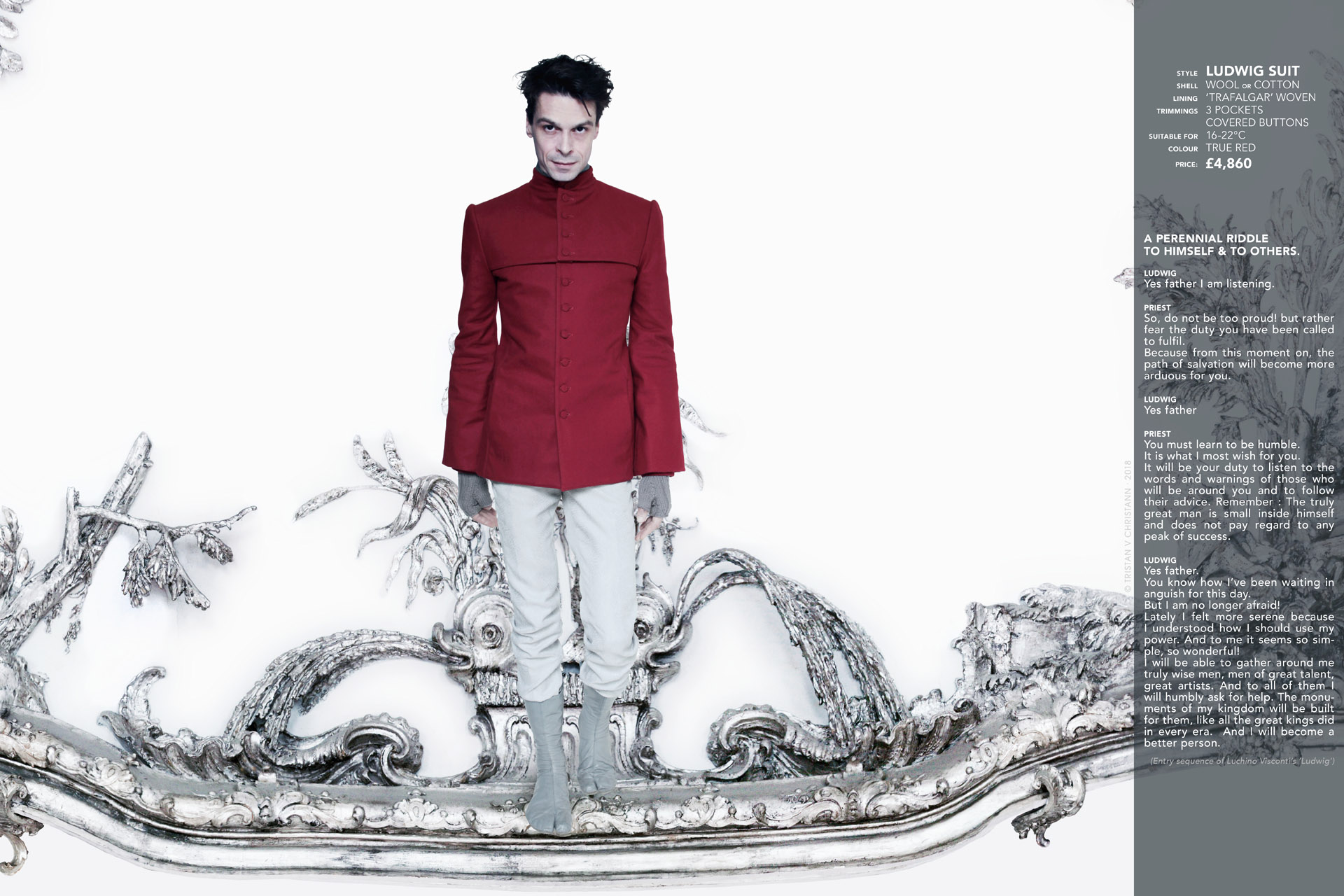 LUDWIG SUIT by TRISTAN v CHRISTANN